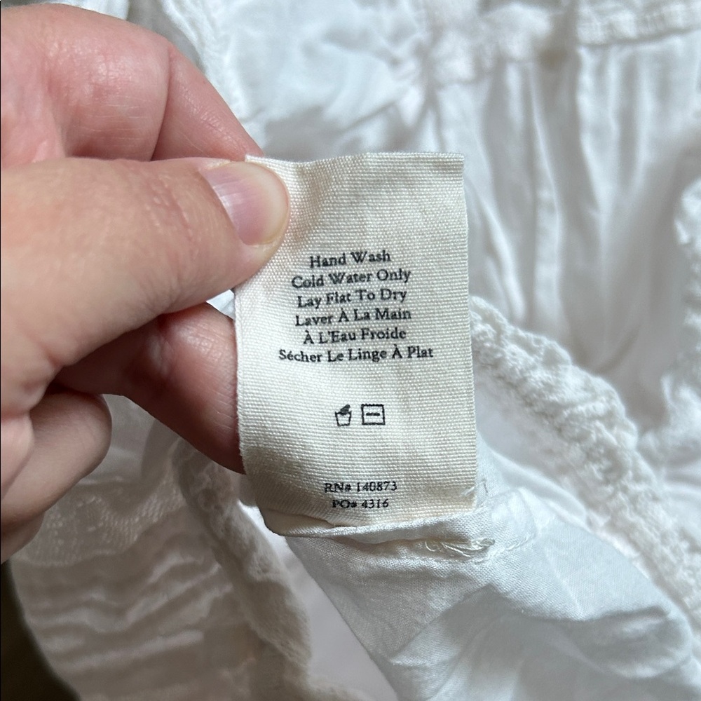 Loveshackfancy White Ruffled Blouse - image 6